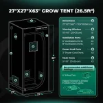 Гроубокс Mars Hydro 70x70x160 см - Зображення 9