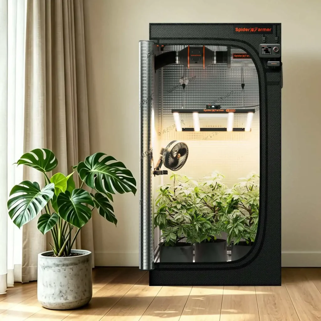 Гроутент Spider Farmer 90х90х180 см для кімнатного вирощування